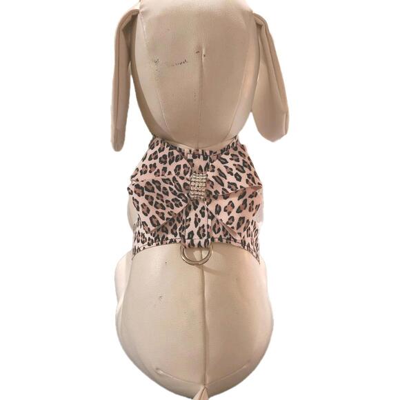 Susan LanciTinkie HarnessPink Cheetah Couture X-SMALLNouveau Bow Brand NEW